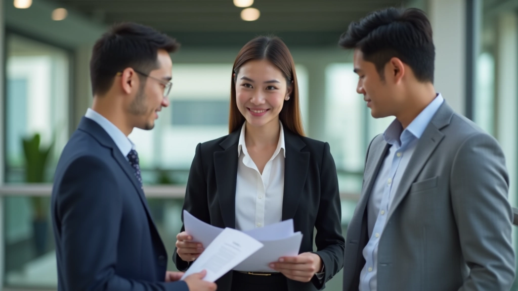 Diverse group of young professionals in modern office discussing retirement planning